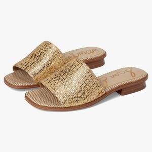 Sam Edelman Gold Slide Sandals size 11